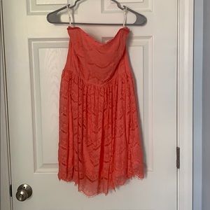Strapless sun dress